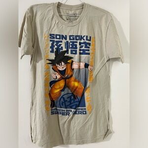 Dragon Ball Z Beige Graphic T-Shirt